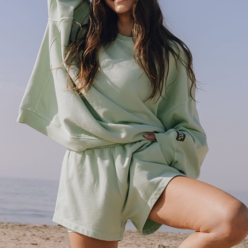 Daily Drills Mint Green Women's Lounge Shorts